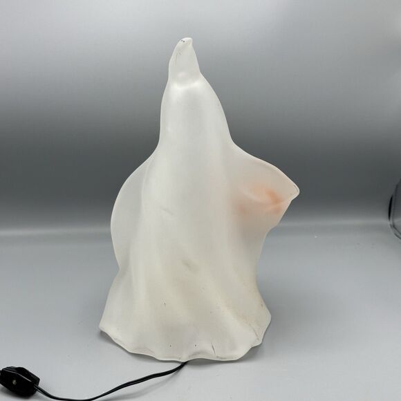 Vtg Ghost Light Up Dept 56 Acrylic Blow Mold Color Changing Halloween Decor 12"T - Picture 11 of 17